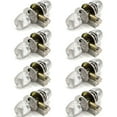 thumbnail image 1 of Versa Door Knob Chrome Passage Door Handle 8 Pack by Villar Home Designs, 1 of 8