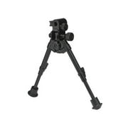 Versa-Pod Model 51 7-9in Prone Bipod w/Rubber Feet And Universal Adaptor, Black, 150-051