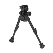 Versa-Pod Model 51 Prone Bipod w/Rubber Feet And Universal Adaptor, 7-9in, Black