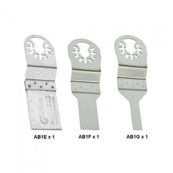 Versa Tool ABMTKIT9 3 Piece Universal MultiTool Oscillating Blade Assortment Pack Rep DeWalt DWA4215