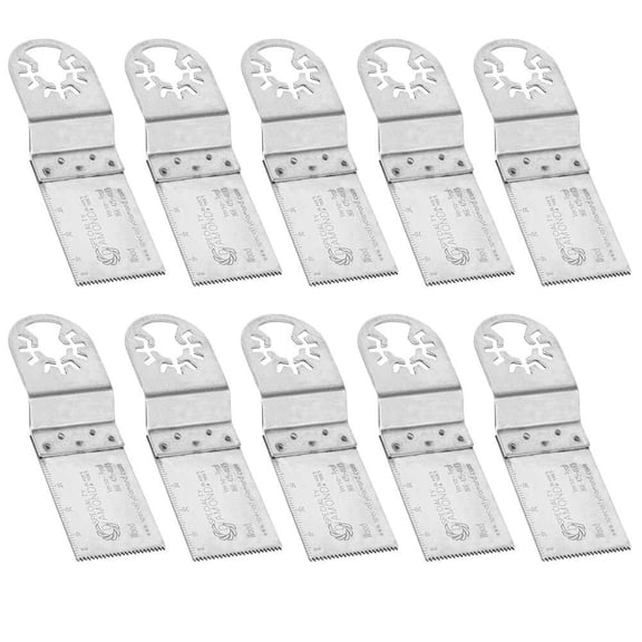 Versa Tool DB10E 30mm Stainless Steel Saw Blades Compatible with Fein Multimaster, Dremel, Bosch, Craftsman, Ridgid Oscillating Tools - 10/Pack