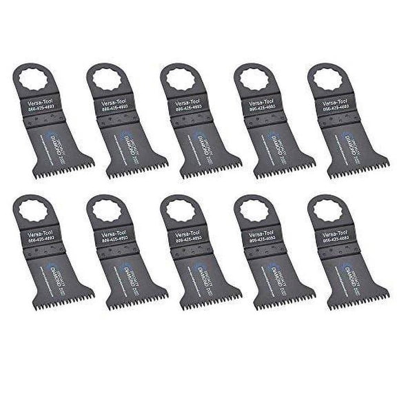 Versa Tool FB10C 45mm Japan Cut Tooth HCS Multi-Tool Saw Blades 10/Pack Fits Fein Supercut Oscillating Tools