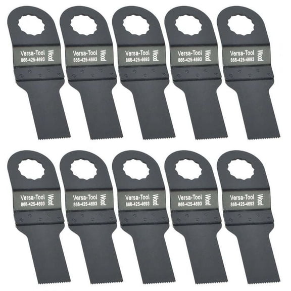 Versa Tool FB10F 20mm Stainless Steel Saw Blade Fits Fein Supercut Oscillating Tool (10 Pack)