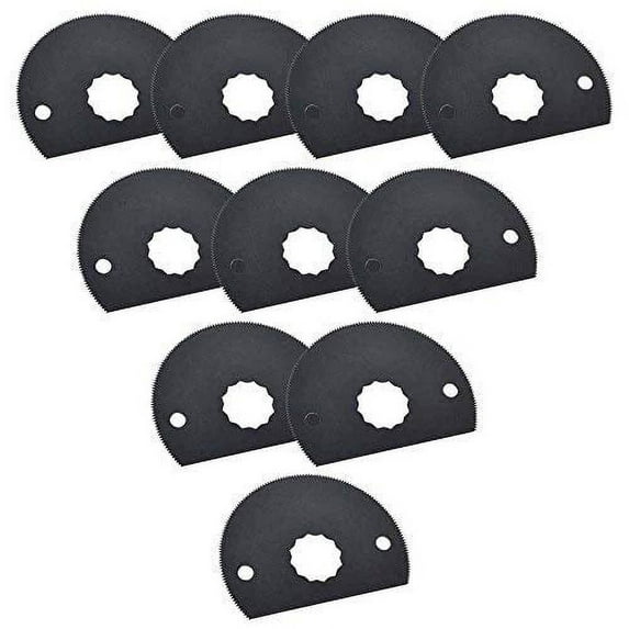 Versa Tool FB10I 80mm HSS Semi-Circular Multi-Tool Saw Blades 10/Pack Fits Fein Supercut Oscillating Tools