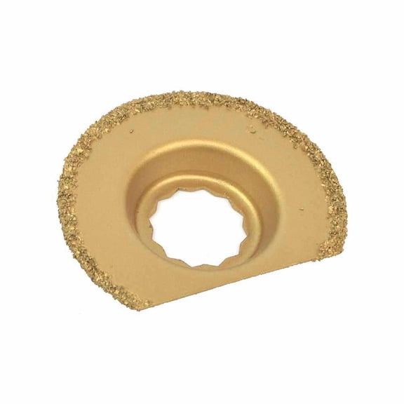 Versa Tool FB1K-D 63mm Semi-Circular Carbide RASP, 8mm Offset Mount Fits Fein Supercut Oscillating Tools - Single Blade Display Pack