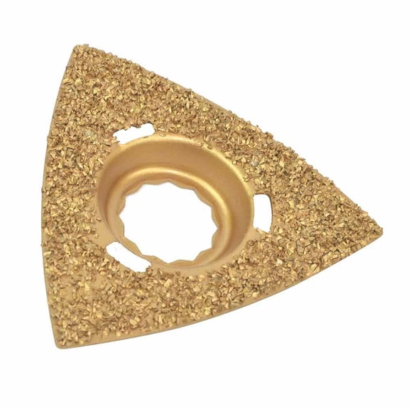 Versa Tool FB1L-D 80mm Triangular Carbide RASP, 8mm Offset Mount Fits Fein Supercut Oscillating Tools - Single Blade Display Pack