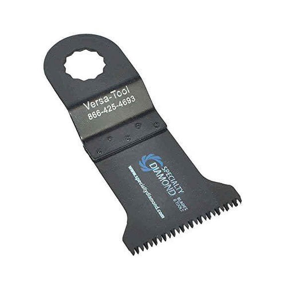 Versa Tool SB1C-D 45mm Japan Cut Tooth HCS Multi-Tool Saw Single Blade Display Pack Fits Fein Multimaster, Dremel, Bosch, Craftsman, Ridgid Oscillating Tools