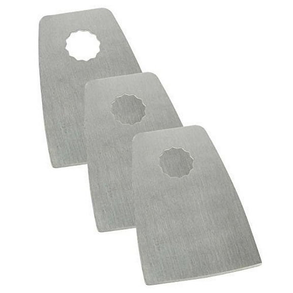 Versa Tool SB3N-D 52mm Flat Cut Stainless Steel Scraper Fits Fein Multimaster, Dremel, Bosch, Craftsman, Ridgid Oscillating Tools - 3/Pack
