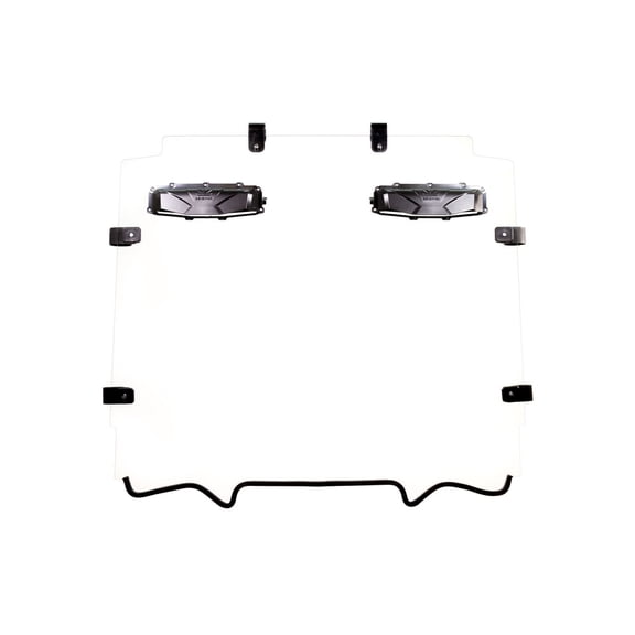 Versa-Vent Full Vented Double Sided Hard Coated Poly Windshield for Polaris RZR Pro XP