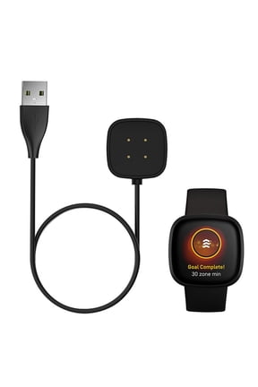 Smart Watch Charger - USB Charging Cable with Power Adapter, Fast Charging Dock with Short Circuit & Overload Protection, 5V/1000mA Output, Probe Interface (1-Pack)