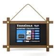 thumbnail image 1 of VersaChalk Wooden Hanging Chalkboard, 15"x10", Magnetic, Includes White Fine Tip Marker, 1 of 11