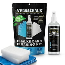 VersaChalk Cleaning Kit, 250ml Spray Bottle, For Chalkboards & Whiteboards, Non-Toxic, Includes Accessories