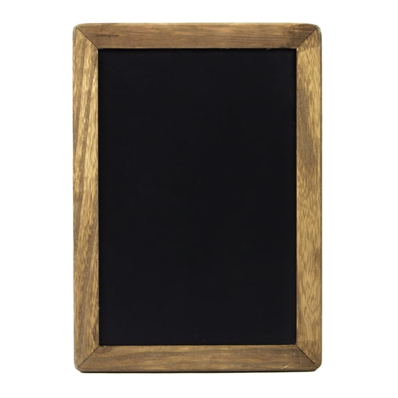 VersaChalk Rustic Wood Frame Magnetic Chalkboard Sign, 10" x 14"