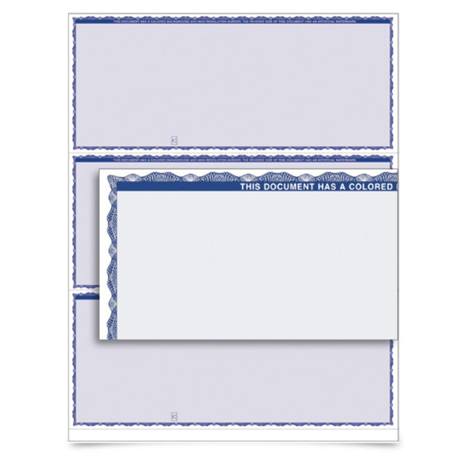 VersaCheck Security Business Check Refills: Form #3000 Business Standard - Wh