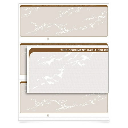 VersaCheck - Form 3000 - Prestige - Tan - 250 Sheets