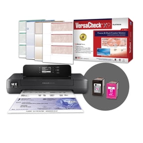 VersaCheck Officejet 200 MXE Portable Wireless MICR Check Printer and VersaCheck X9 Platinum 5-User Check Printing Software Bundle