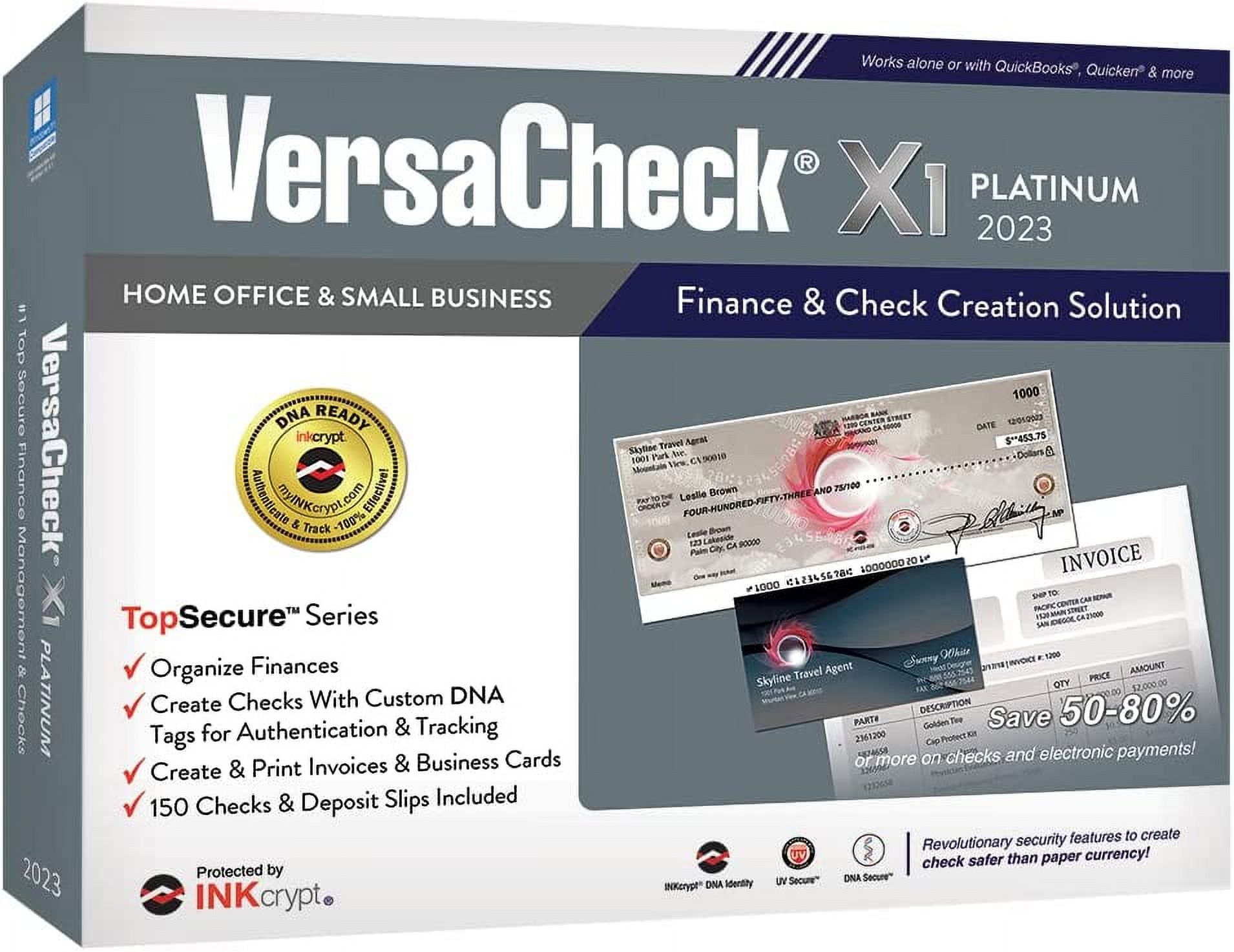 VersaCheck X1 Platinum 2023 Finance and Check Creation Software