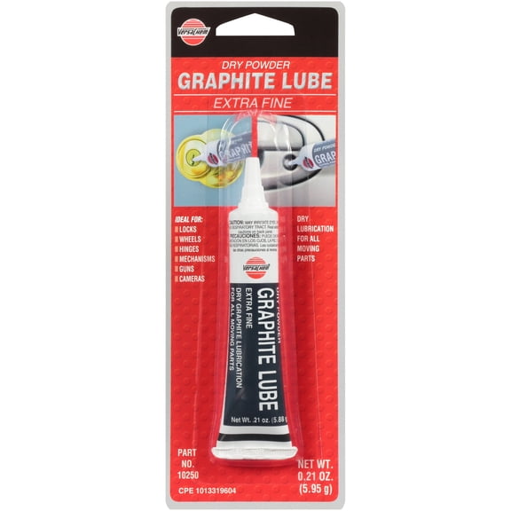 VersaChem 10250 Dry Graphite Lubricant, Powder, 0.21 oz Tube