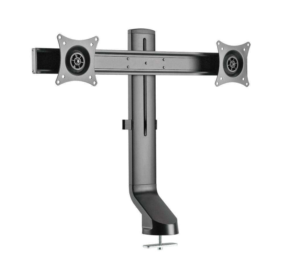 VersaDesk Dual Monitor Mount w/ 360-Degree Screen Rotation for Monitors up to 32 inches, VESA compatible