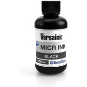 VersaInk-Nano Black MICR Ink -100ml   Magnetic Ink Compatible for Check Printers and All-in-One Inkjets, MICR Black