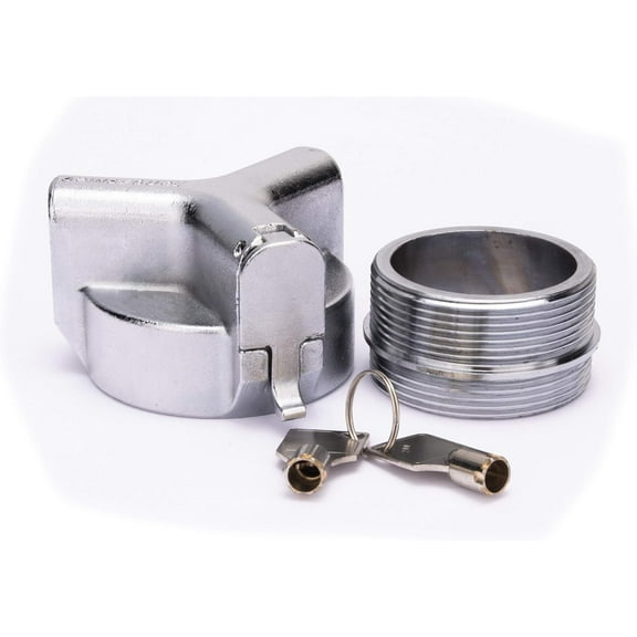 VersaLock - Vented Locking Fuel Tank Cap for Fuel Theft and Contamination Preventions | FSS-754 | Adapter Included