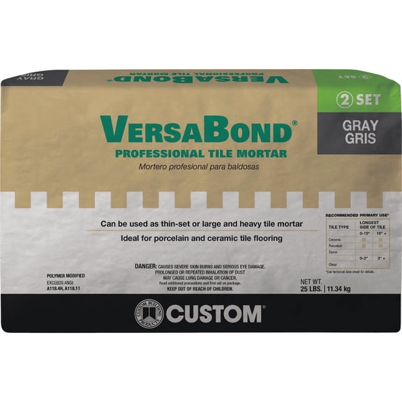Custom Building Products Versabond Bonding Mortar Cement Bonder - 50 lbs Box