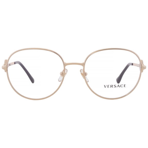 Versace VE 1288 Metal Mens Round Eyeglasses Gold 54mm Adult