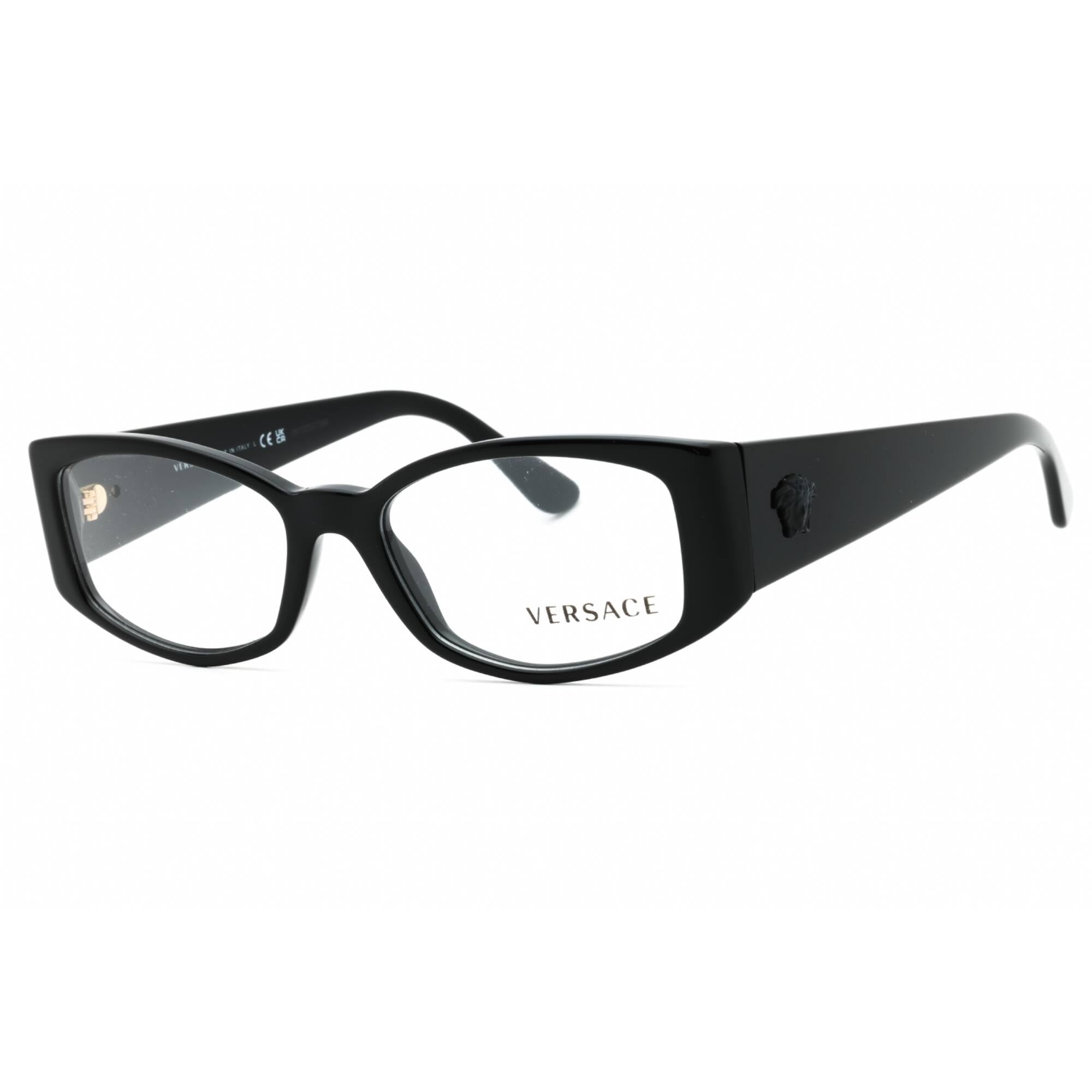 NEW VERSACE VE3343 GB1 EYEGLASSES WOMEN VERSACE MOD 3343 BLACK New VERSACE Eyeglasses MOD. 3343 GB1 54-17 145 Shiny Black  main image 4