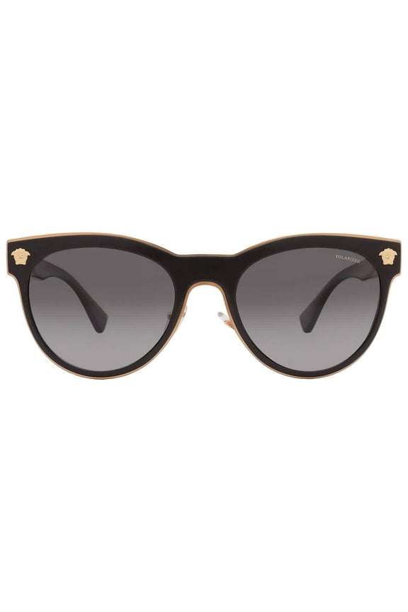 Woman Sunglasses, Black Lenses Metal Frame, 54mm