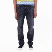 Versace All-Over Logo Denim Jeans, Waist Size 32"