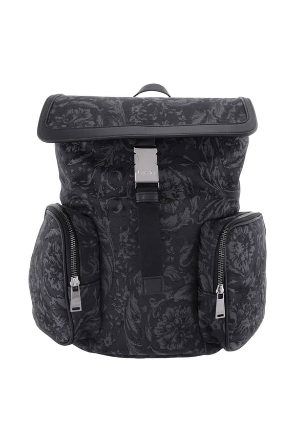 Barocco Black Backpack