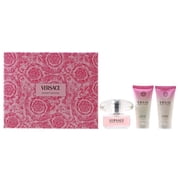 Versace Bright Crystal Eau de Toilette Gift Set for Women, 3 Piece