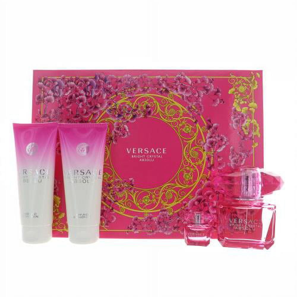 Versace Bright Crystal Absolu Coffret with Lotion and Shower Gel