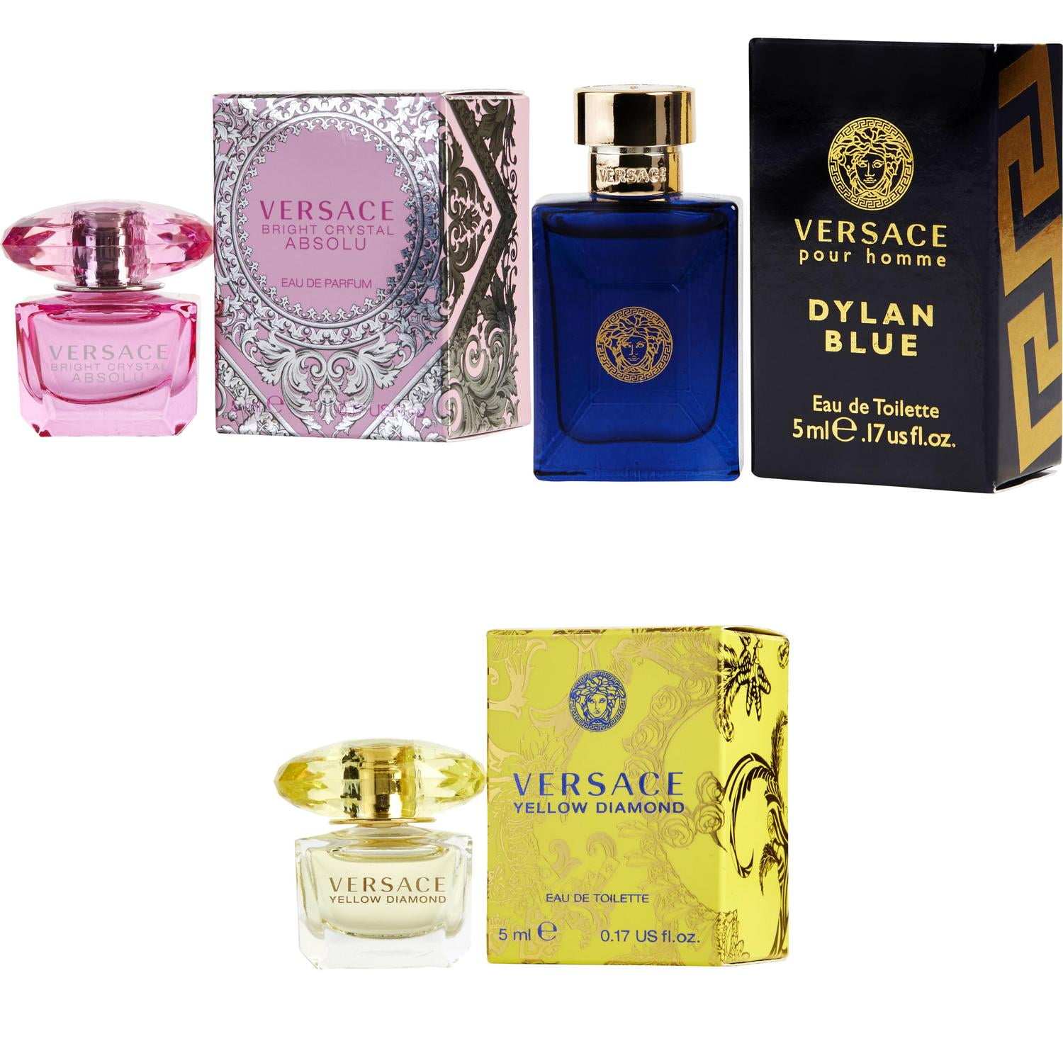Versace Eau de Parfum Toilette Bright Crystal Absolu, Dylan