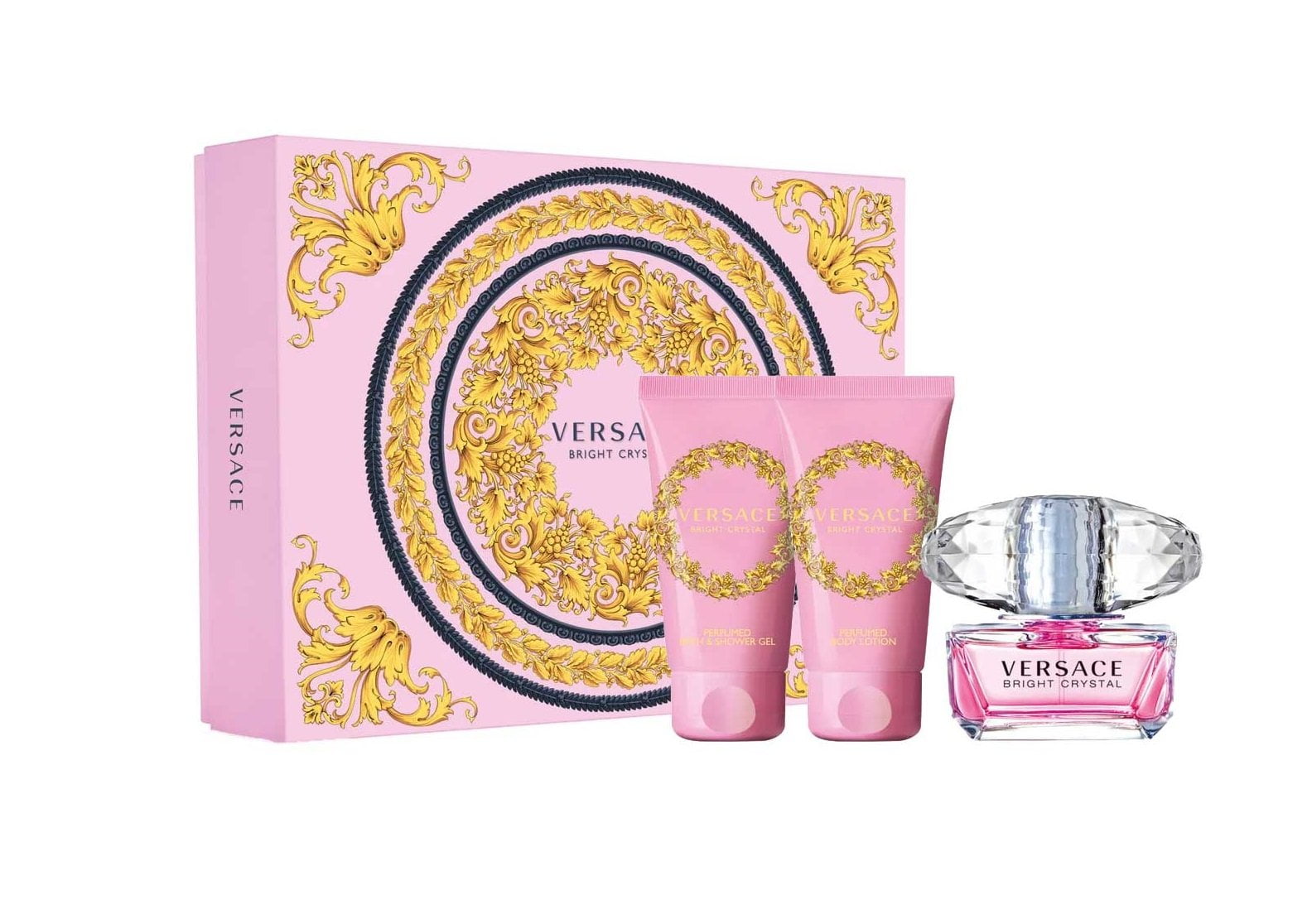 Versace Ladies Bright Crystal Gift Set Fragrances 8011003876570