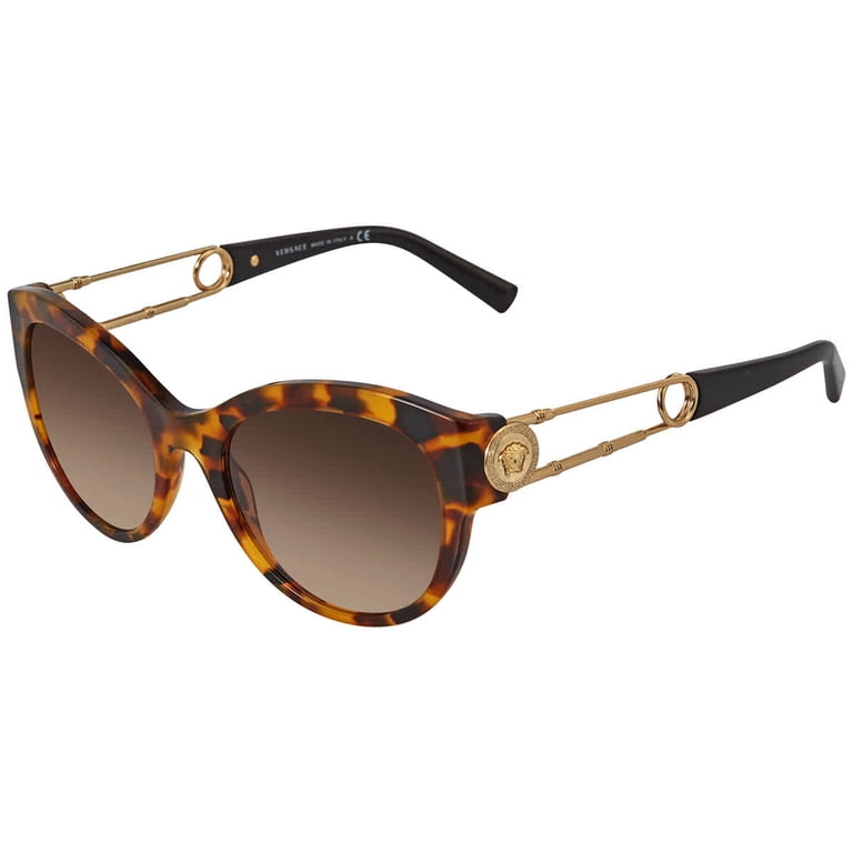 Authentic Versace brown gradient cat eye sunglasses Versace Tortoise Cat Eye Frame / Brown Gradient Lenses  main image 3
