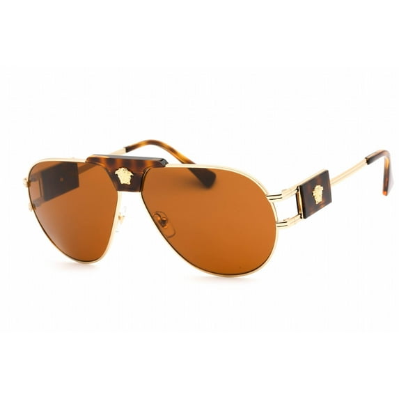Versace Brown Pilot Men's Sunglasses VE2252 147073 63