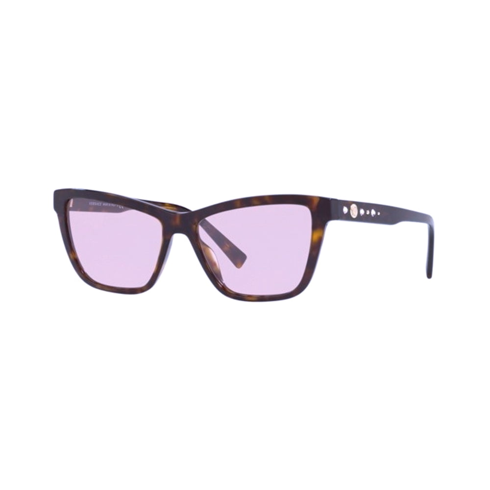 Versace Cat-Eye VE4354B Sunglasses Dark Havana - Walmart  display picture 1