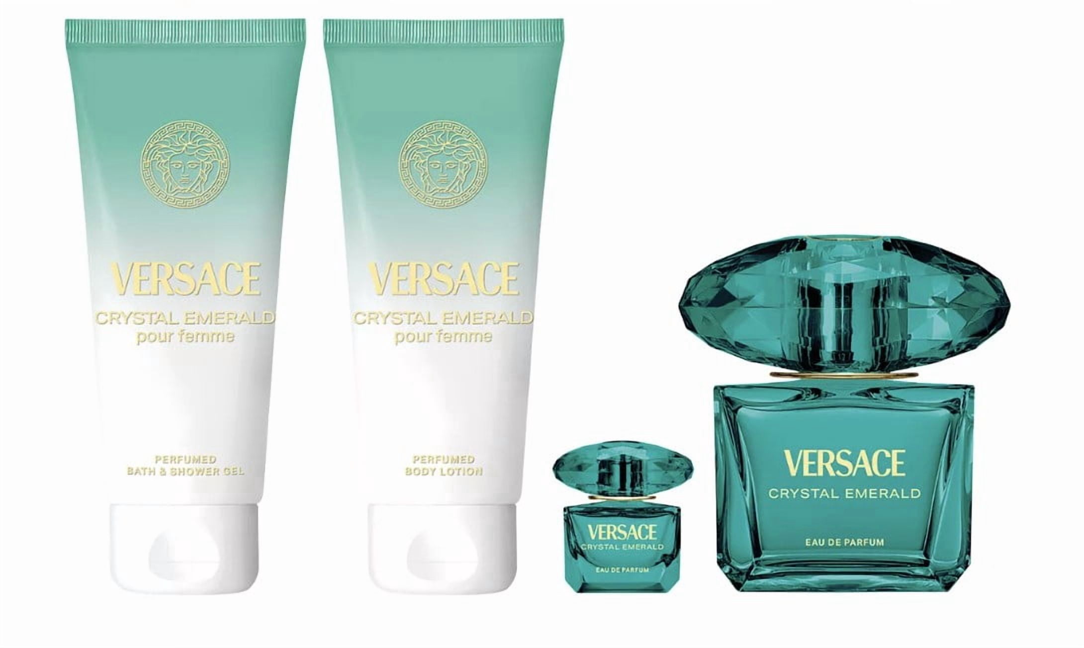 Versace Crystal Emerald Pour Femme EDP 4pc Gift Set - Walmart.com
