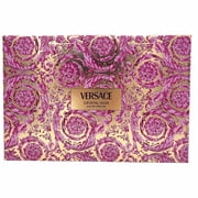 Versace Versace Crystal Noir , 4 Pc Gift Set 3oz EDP Spray, 3.4oz Body Lotion, 3.4oz Shower Gel, Beauty Case