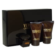Versace Crystal Noir Perfume Gift Set for Women, 3 Pieces