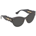 thumbnail image 1 of Versace Dark Gray Cat Eye Ladies Sunglasses VE2234 100287 53, 1 of 3