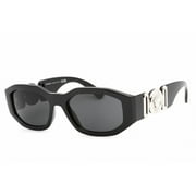 Versace Dark Gray Geometric Unisex Sunglasses VE4361 542287 53
