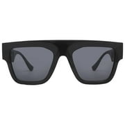 Versace Dark Gray Rectangular Men's Sunglasses VE4430U GB1/87 53