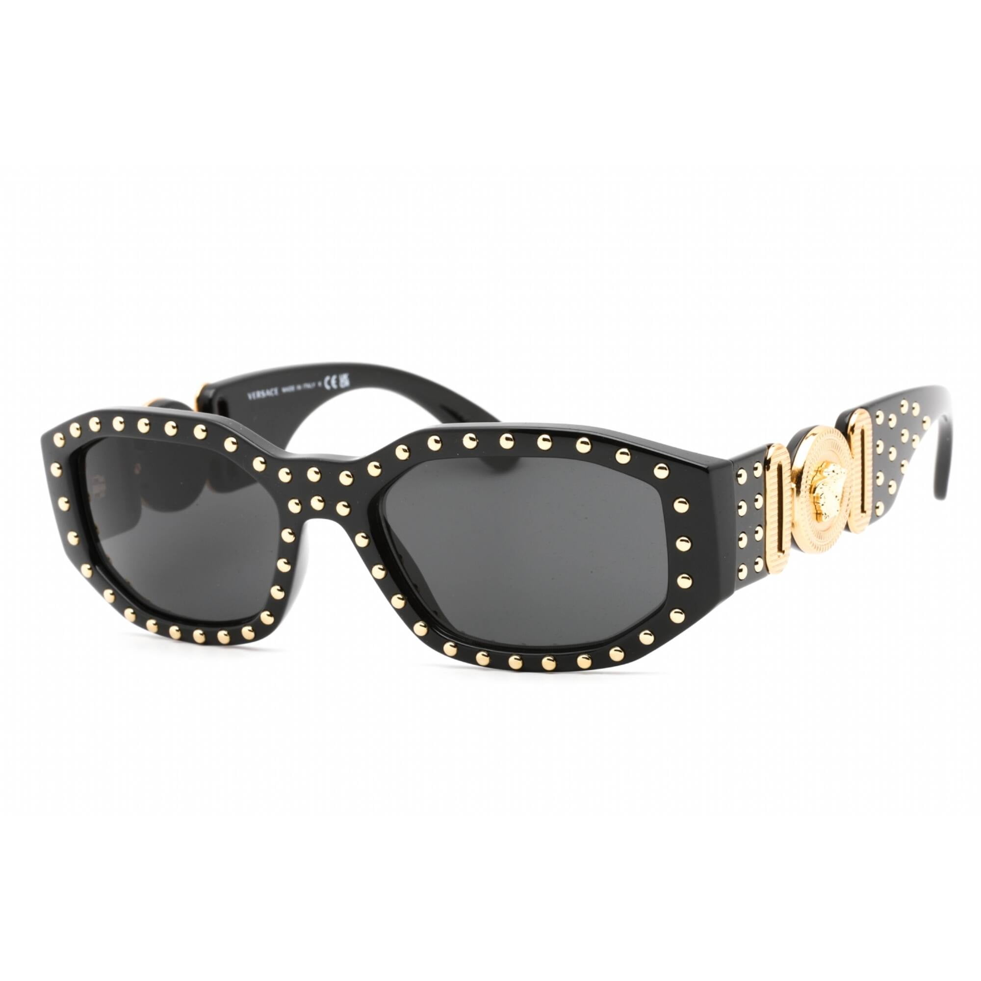 Versace Men's Medusa 53Mm Black Sunglasses - 