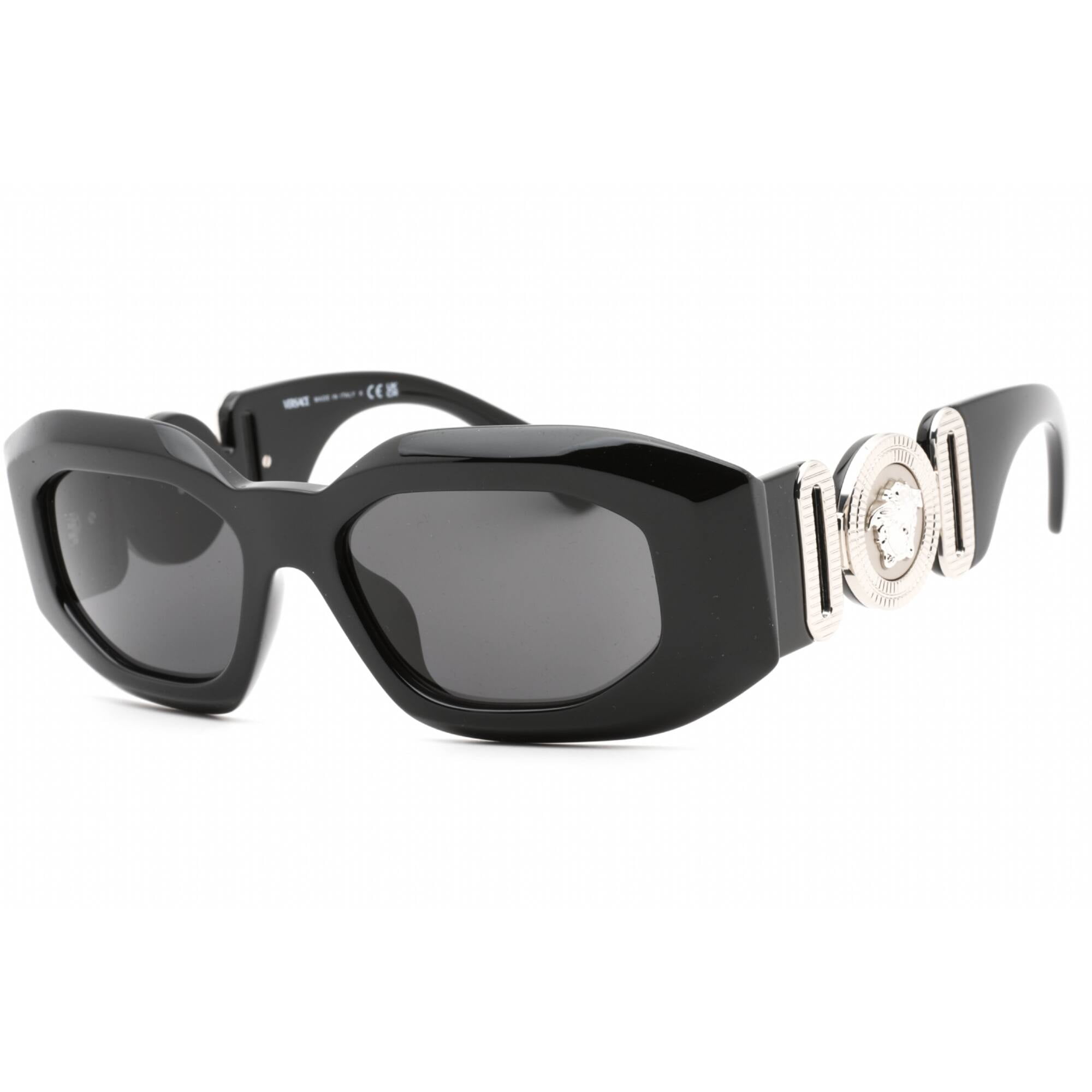 NEW Versace 0VE4425U Unisex Pink/Dark Grey Sunglasses Versace VE4425U Rectangle Sunglasses | Fashion Eyewear US main image 2