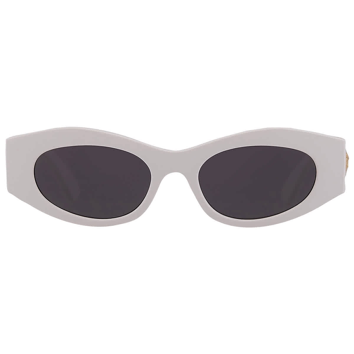 サングラス VERSACE Woman Sunglasses White 0VE4480U 314/87 VERSACE VE4480U 314 87 White Dark Grey 51 mm Women's