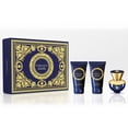 thumbnail image 1 of Versace Dylan Blue 3 Pcs Set For Women: 1.7 Eau De Parfum Spray and 1.7 Sublime Body Lotion and 1.7 Sublime Bath and Shower Gel (hard Box), 1 of 1