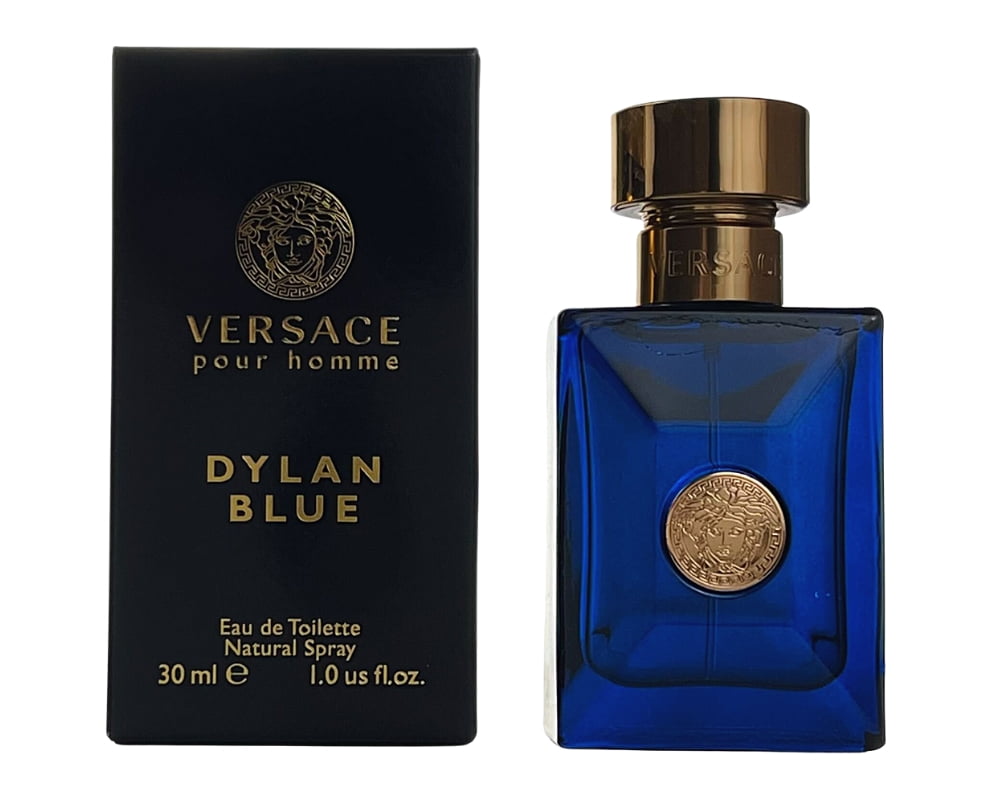 Dylan Blue by Versace for Men - 3 Pc Gift Set 3.4oz EDT Spray, 2.5