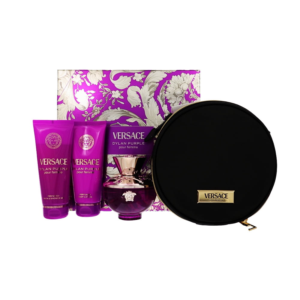 Versace Dylan Purple 4 Pc Women's Perfume Gift Set - Eau De Parfum